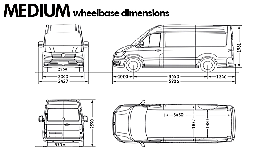 Volkswagen Crafter dimensions